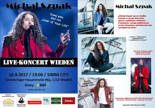 Michal Szpak w Wieniu